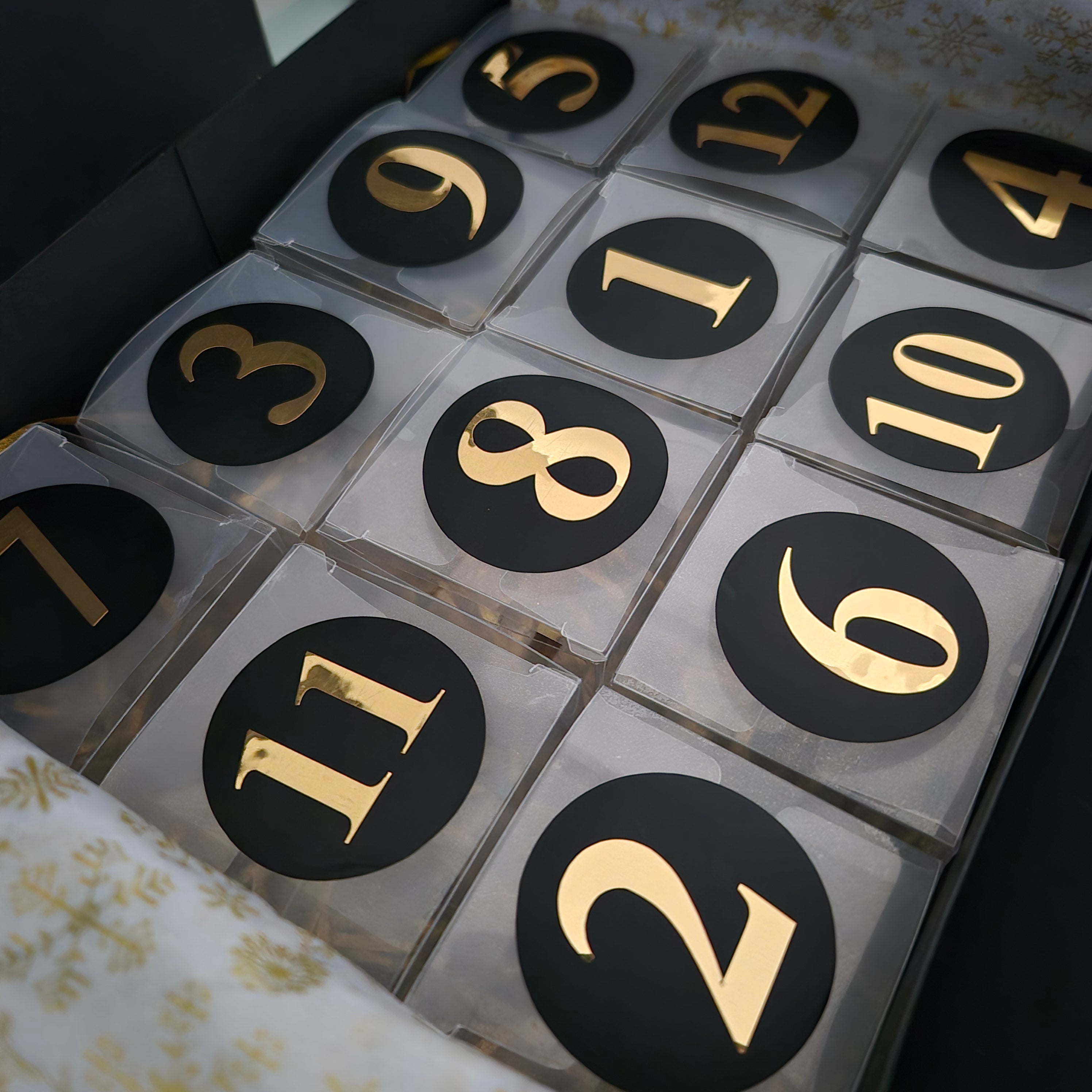 Handmade Christmas Advent Calendar – 12 Days of Earrings (14 Pairs Included)
