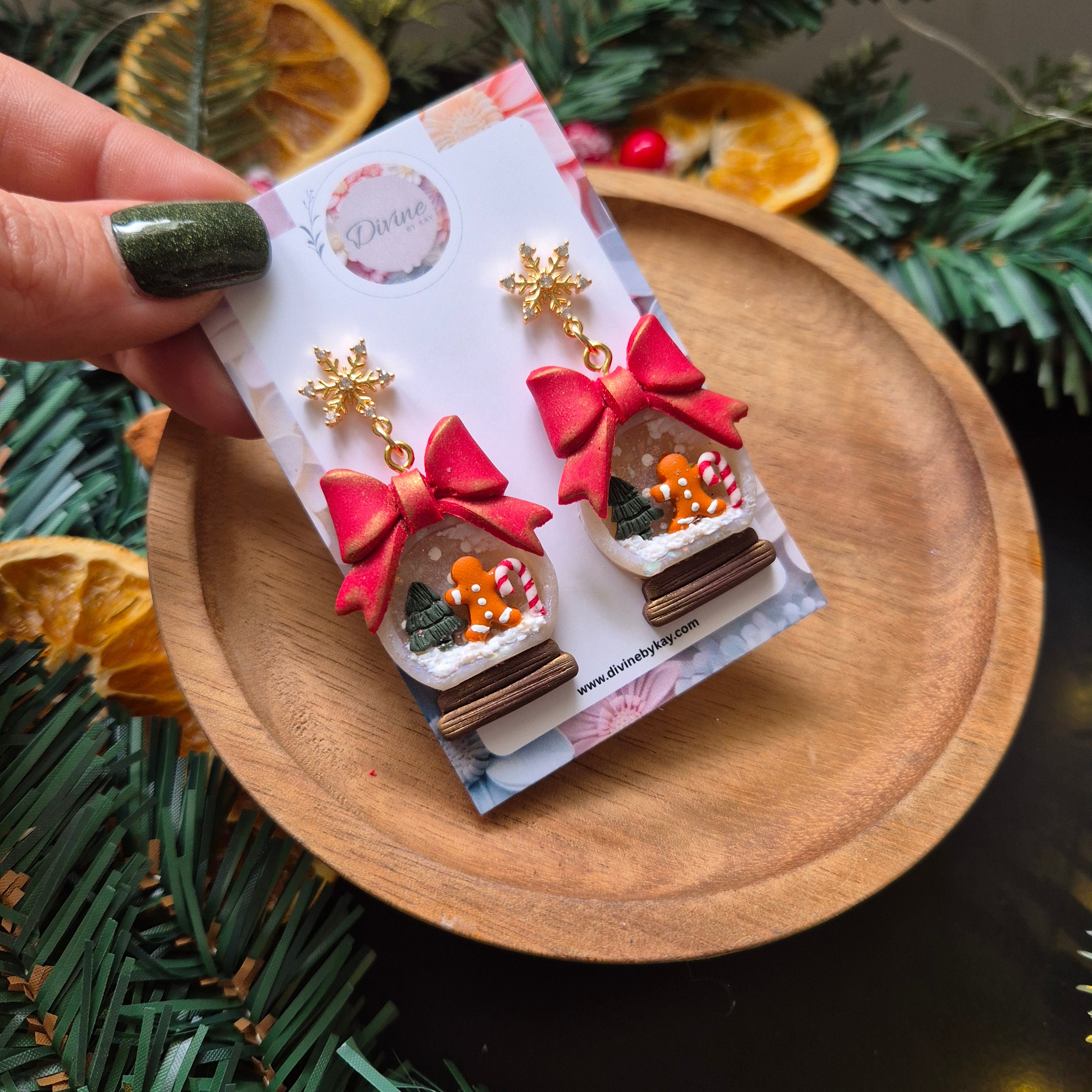 Handmade Christmas Advent Calendar – 12 Days of Earrings (14 Pairs Included)