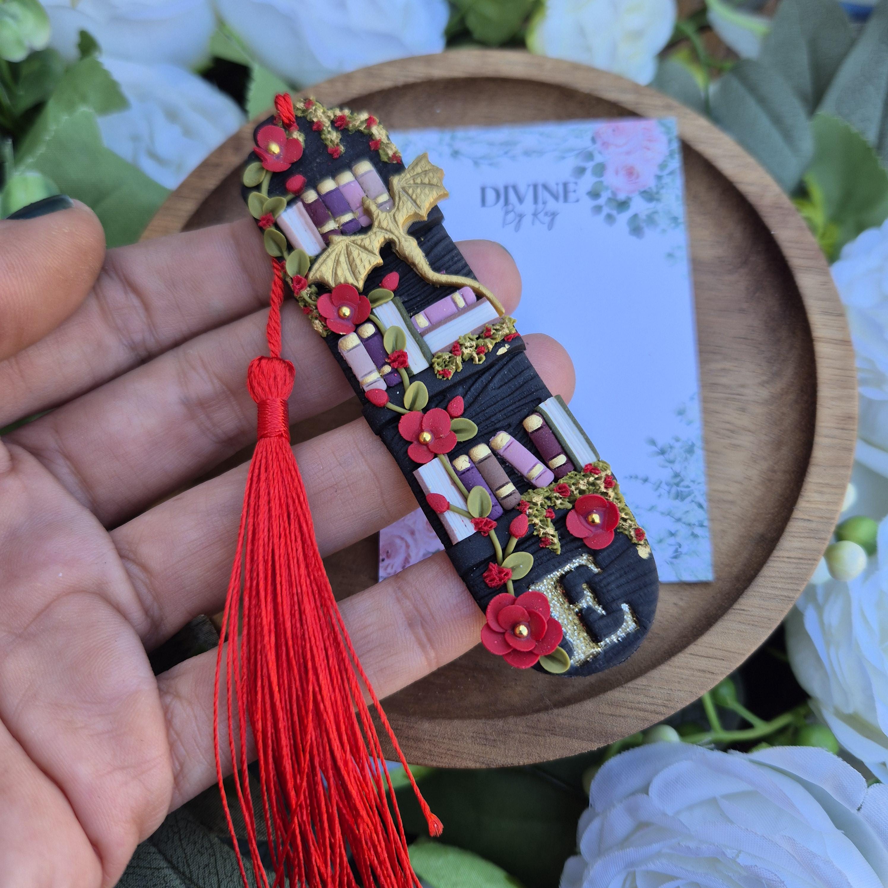 Dragon Book gift set- book lover gifts - quirky earrings  - bookshelf earrings - book club gifts