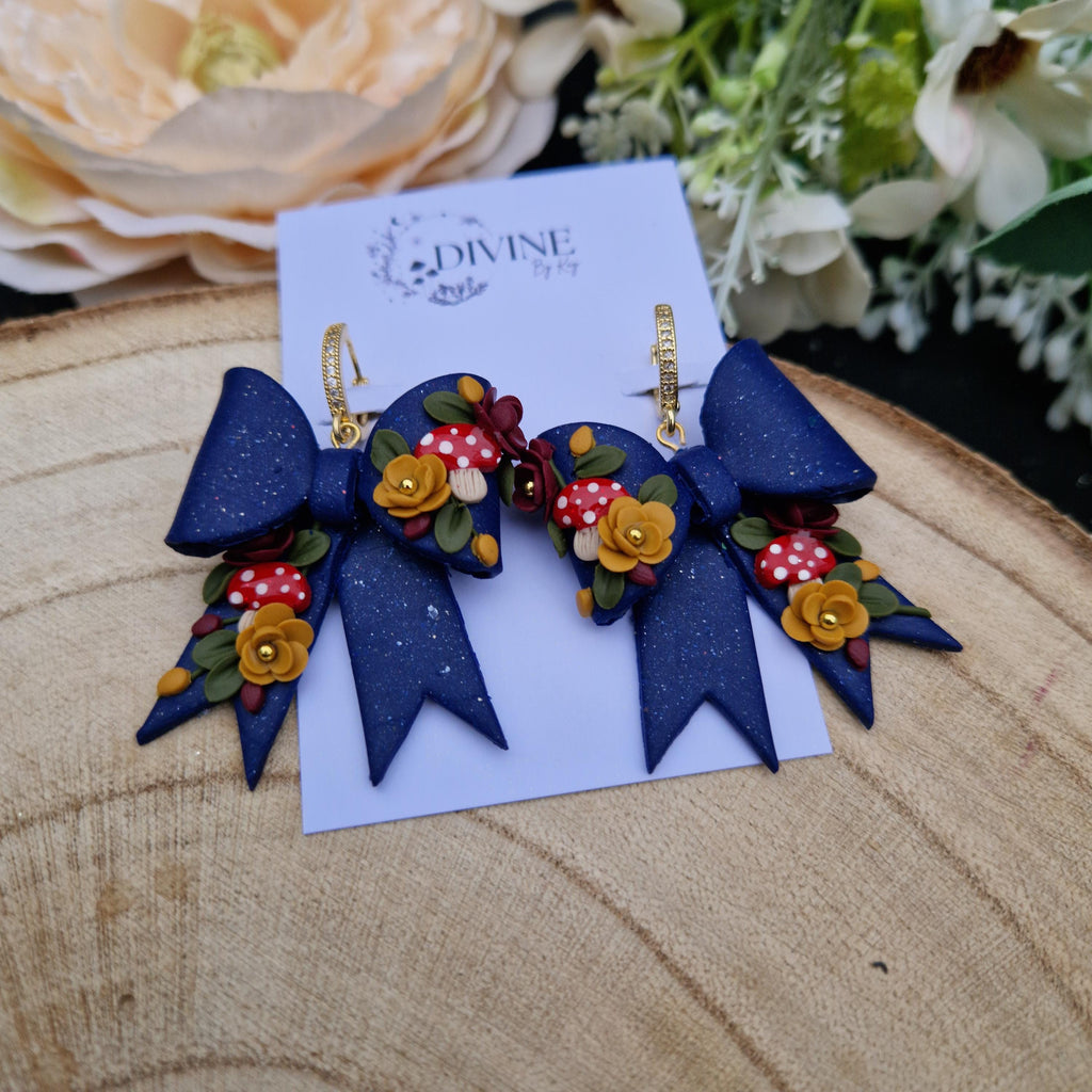 mushroom jewellery gift set - gifts for her - mothers day - bridesmaid gifts - dainty stud earrings - birthday gifts