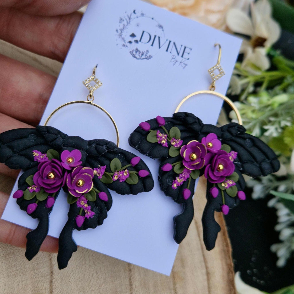 mystical Moth earring gift set