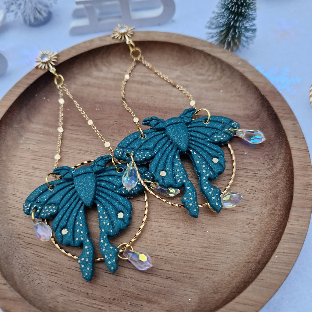 mystical Moth earrings