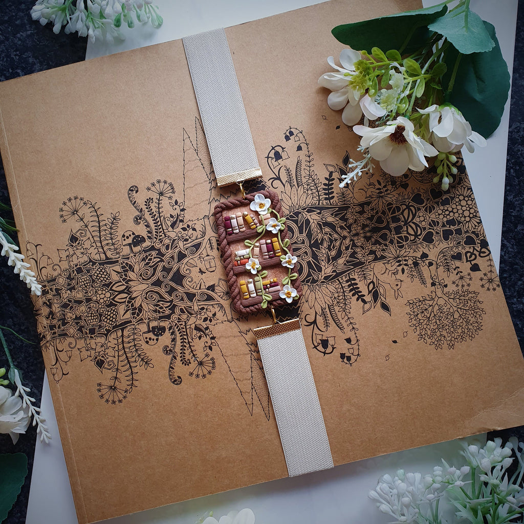 handmade bookshelf bookmark