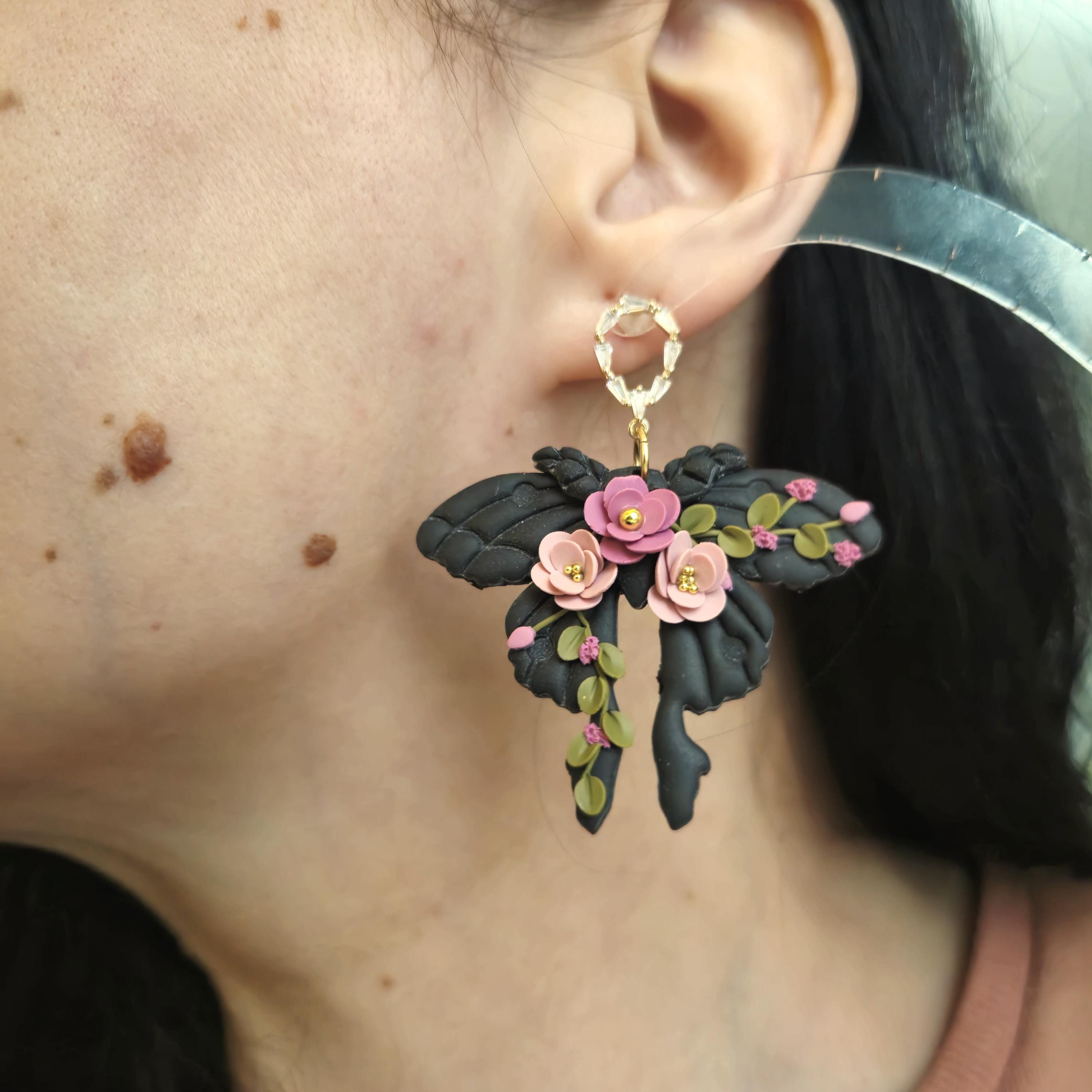 mystical Moth earring gift set