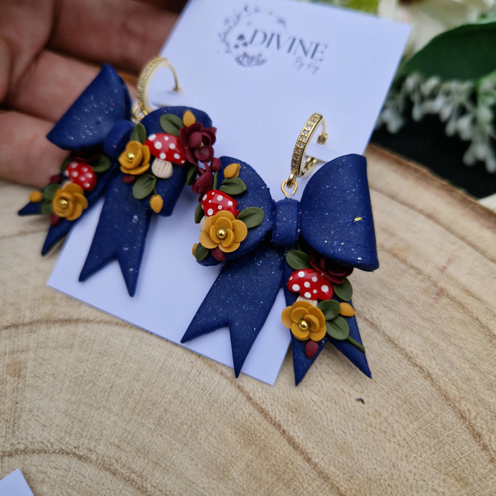 mushroom jewellery gift set - gifts for her - mothers day - bridesmaid gifts - dainty stud earrings - birthday gifts