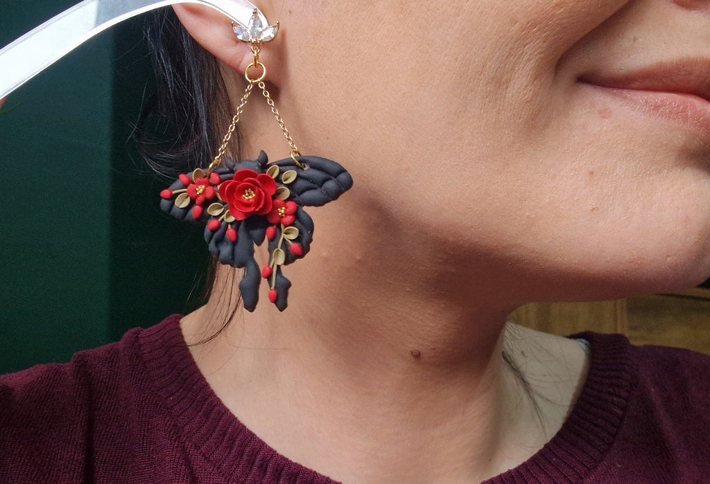 mystical Moth earrings