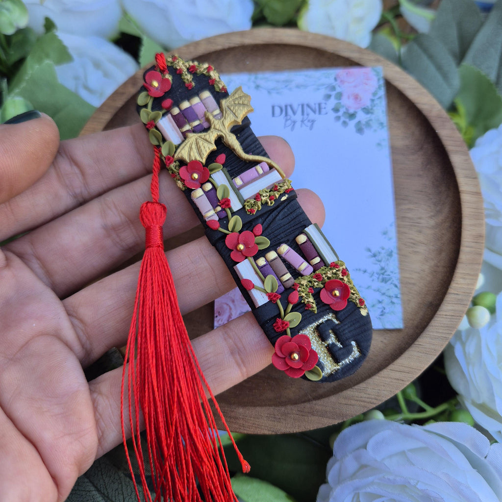 Dragon Book gift set- book lover gifts - quirky earrings  - bookshelf earrings - book club gifts