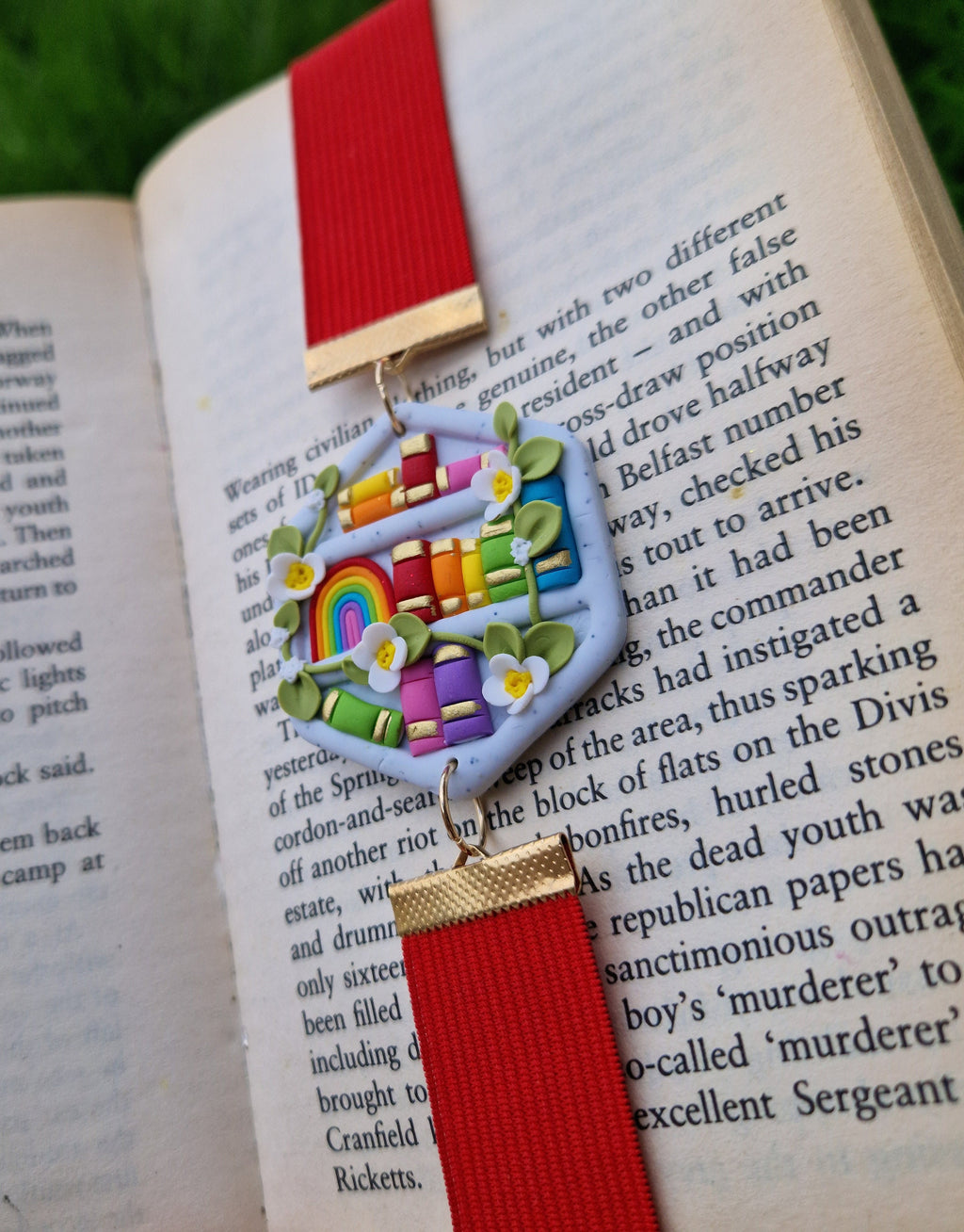 handmade bookshelf bookmark