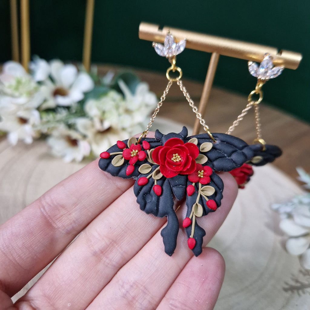 mystical Moth earrings
