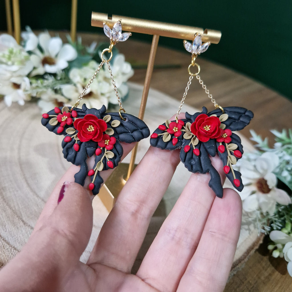 mystical Moth earrings