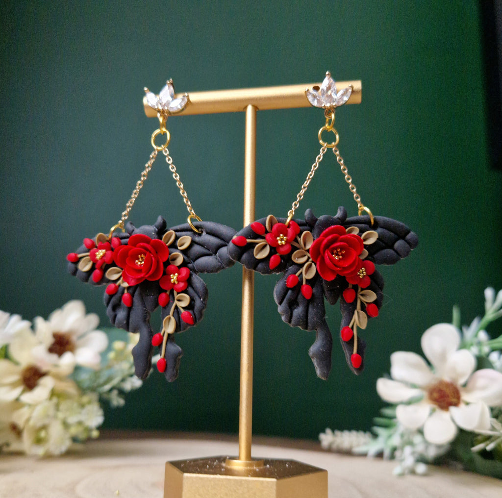 mystical Moth earrings