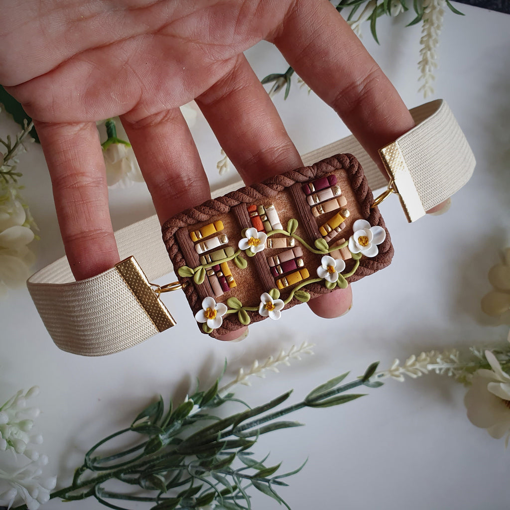 handmade bookshelf bookmark