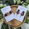 Cat dangle earrings - cat hair accessories