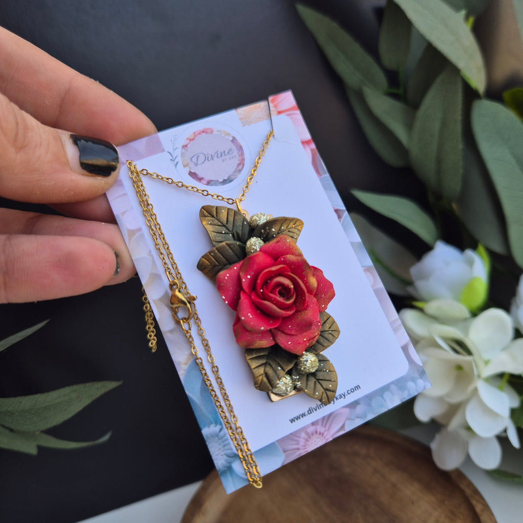 Rose necklace