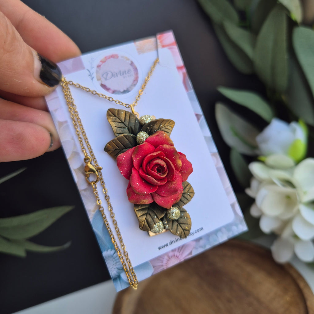 Rose necklace
