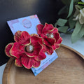 Rose stud statement earrings